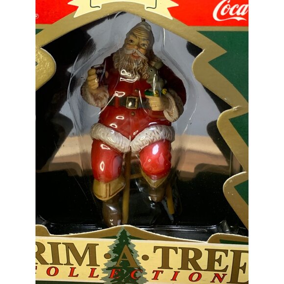 Coca-Cola 1947 Santa Claus Trim-A-Tree Collection Ornament Figurine Vintage 1990 - Picture 2 of 9